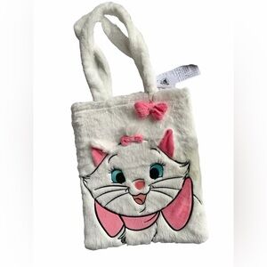 Disney Parks The Aristocrats Marie Fluffy Tote Bag New with Tag